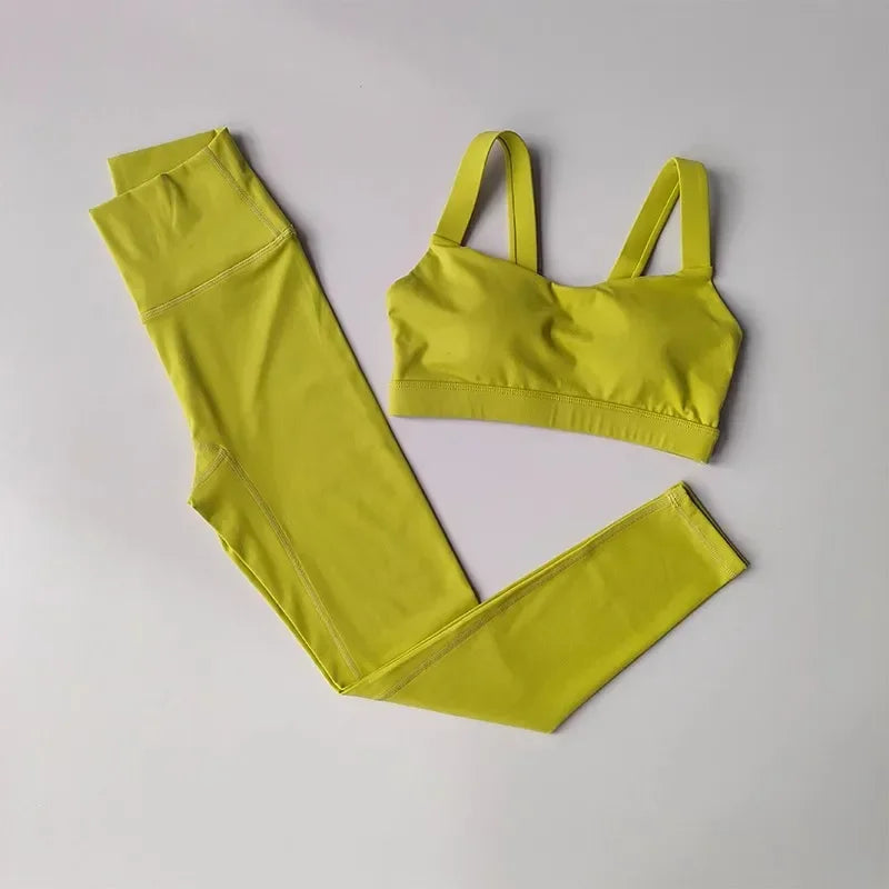Women's Sports Bra High Waist Leggings - Empire P.E