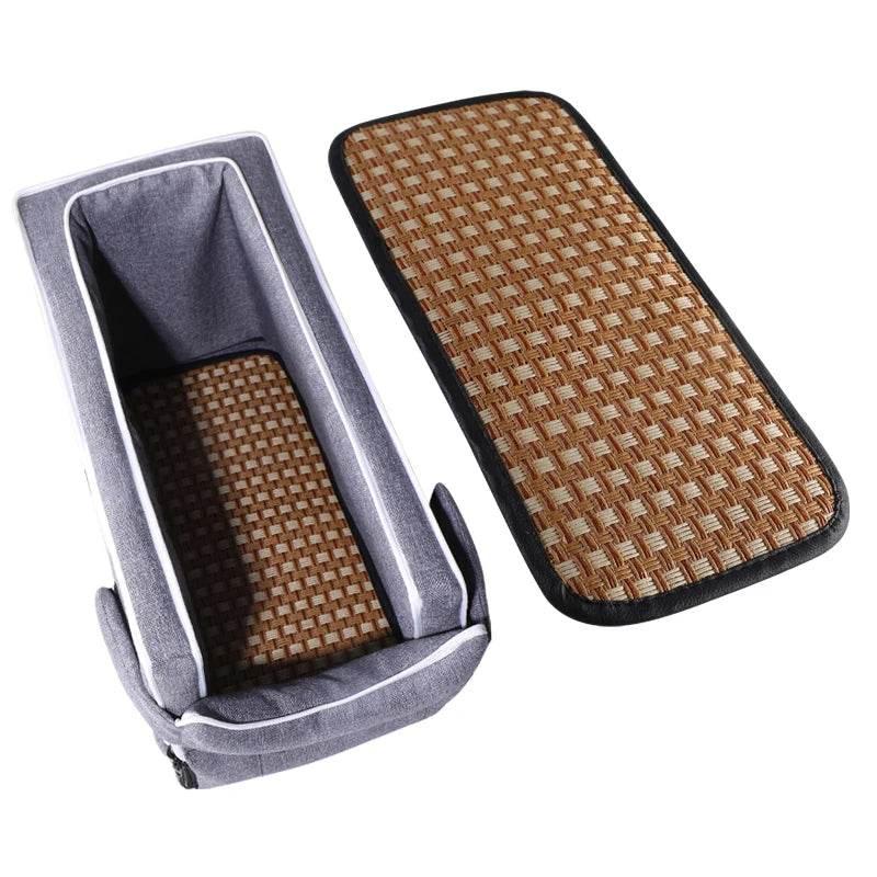 Car Center Console Pet Bed Mat Fiber Pet Safety Seat Essential for Cat & Do Travel Small pet car carrierNon-slip pet car s - Empire P.E