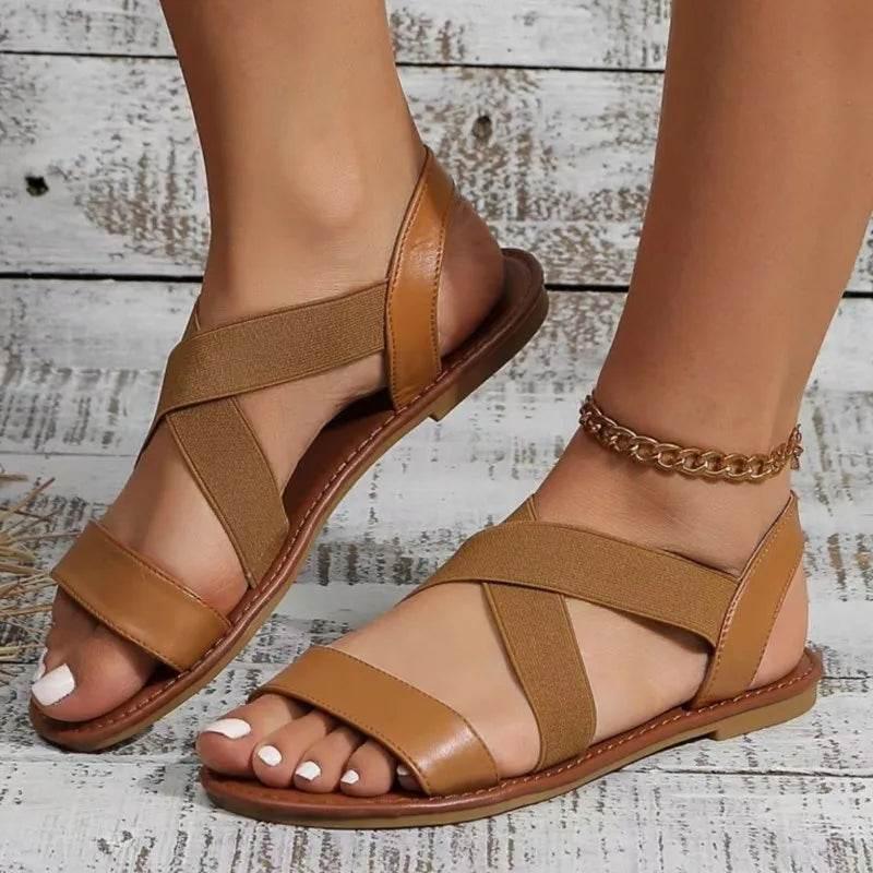 Summer Women Shoes Sandals Party Sandals Woman Beach Walking Shoes Retro Women's Sandals Plus Size Footwear Female Women Sandal - Empire P.E