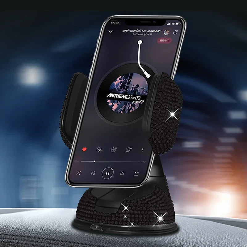 Crystal Car Phone Holder