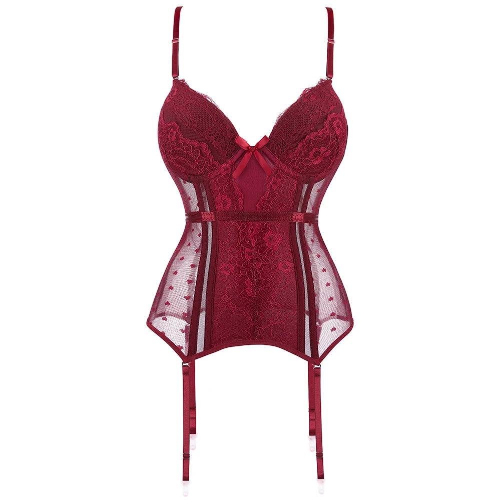 Plus Size Corset Lingerie Bodysuit For Women - Empire P.E