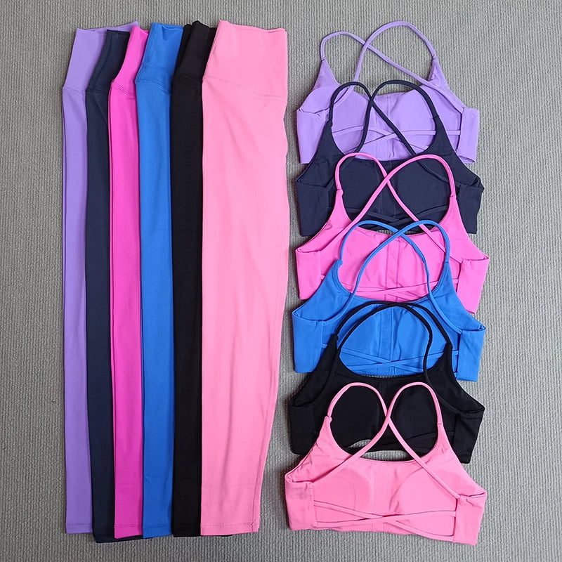 Yoga Clothes Set 2 Pcs Gym Tights Sports Set - Empire P.E