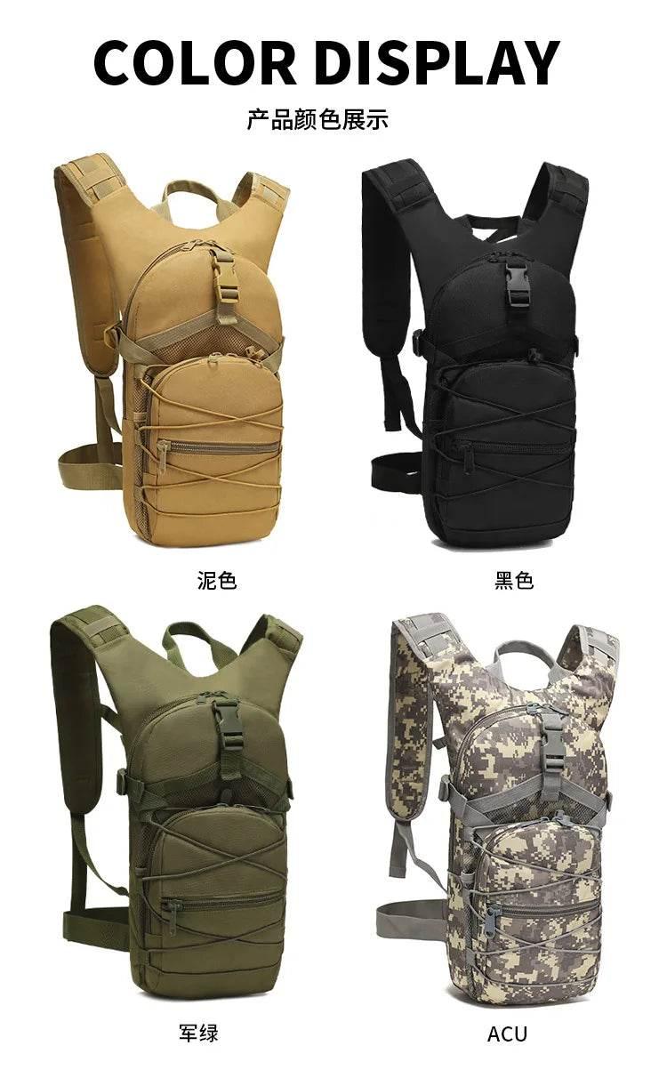 15L Tactical Backpack Bicycle Backpacks Outdoor Sports Cycling Hydration Climbing Hiking Camping Hiking Fishing Bike Bag - Empire P.E