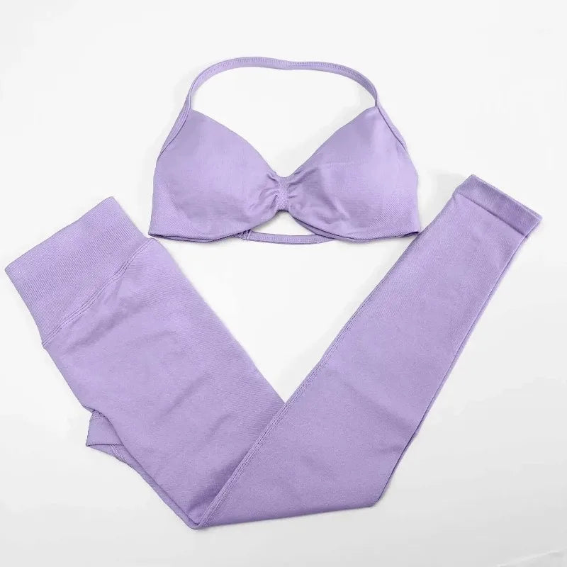 Yoga Two-piece Set 2025 Women's Gym Yoga Fitness Set - Empire P.E