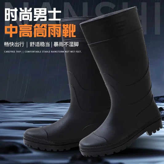 Outdoor Rainy Day Rain Shoes PVC Wear-resistant Waterproof Rain Boots - Empire P.E