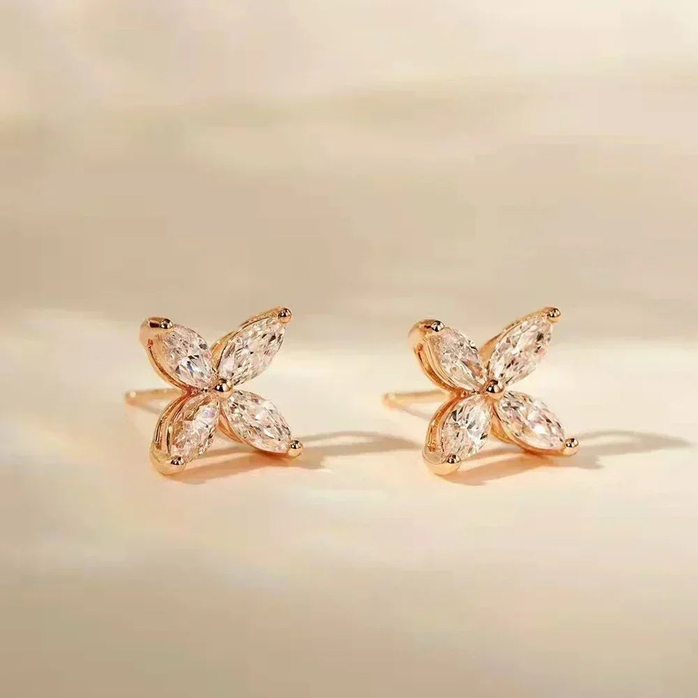 3.6CT Butterfly Moissanite Jewelry Set for Women S925 Sterling Silver - Empire P.E