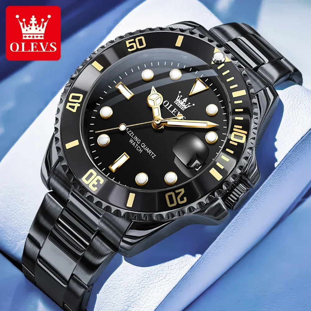 Men Fashion Trend Diving Quartz Watch - Empire P.E