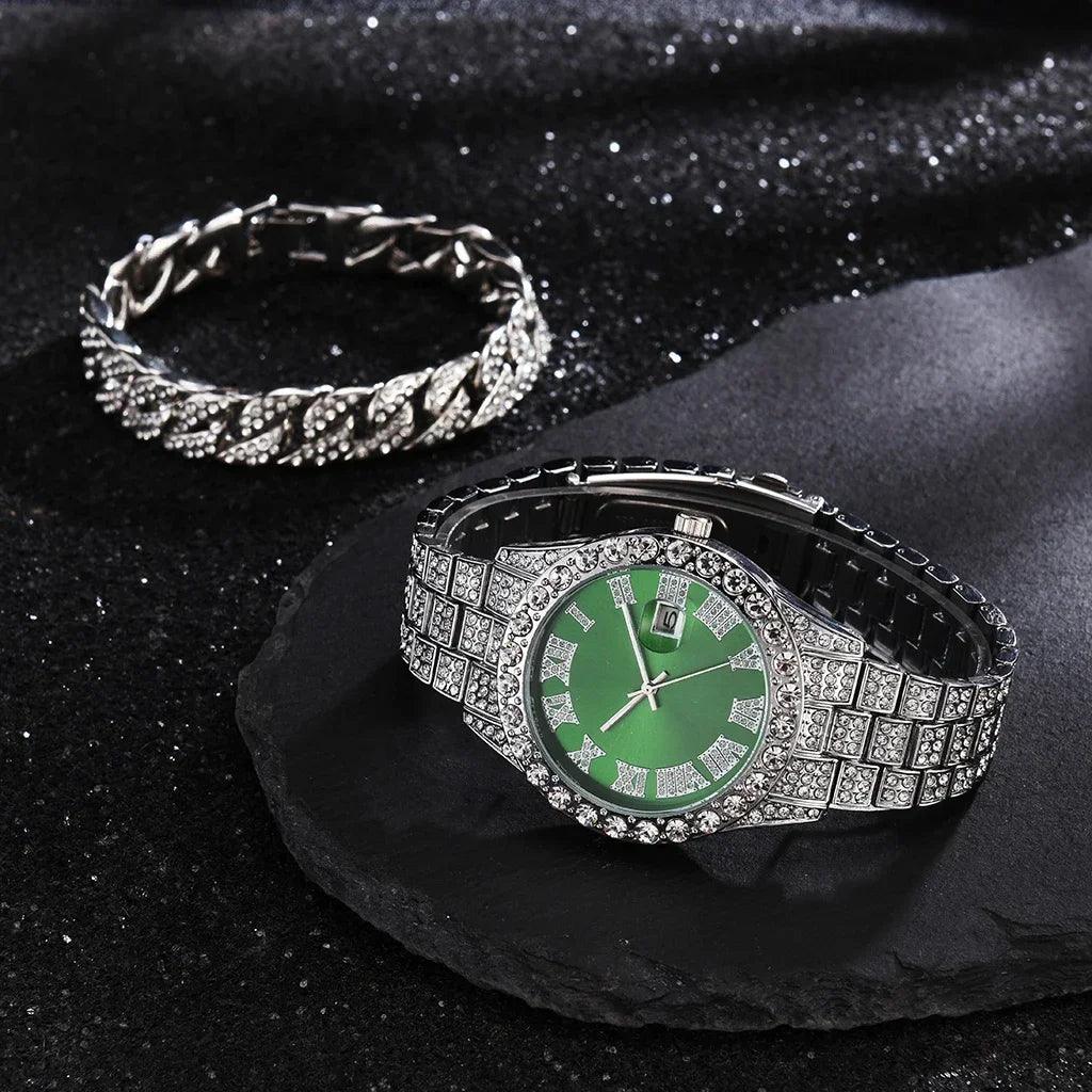1/2Pc Watch Bracelet Set Hip Hop - Empire P.E