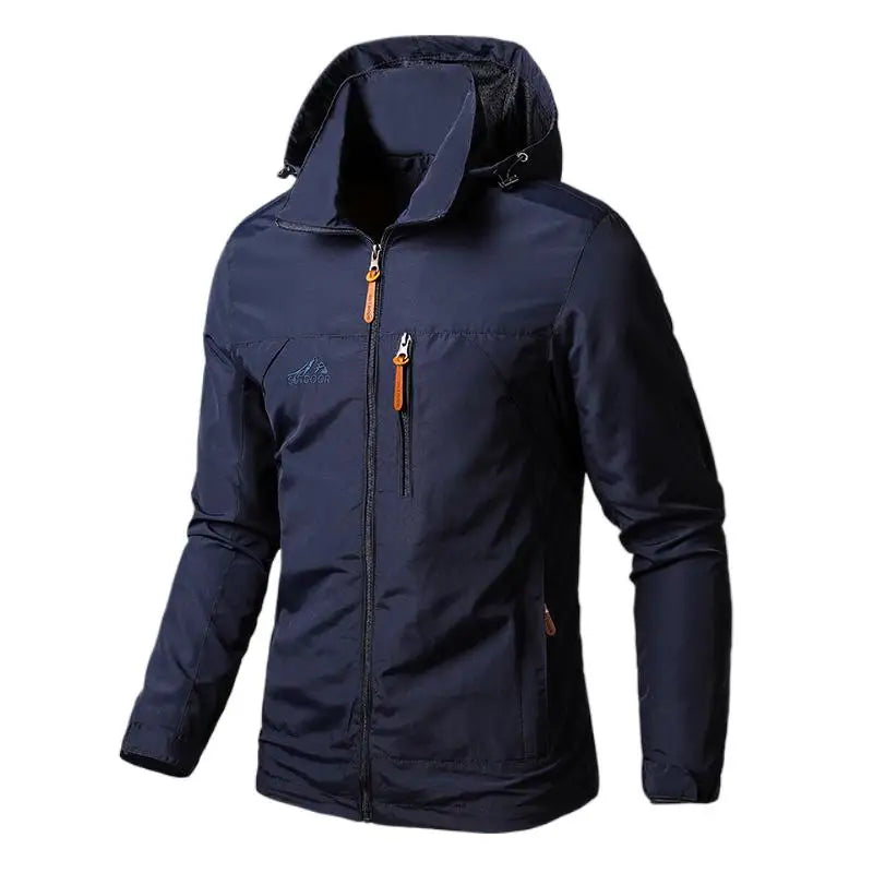Men's Windbreaker Waterproof Military Hooded Coat - Empire P.E