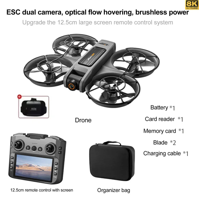 New Drones S156 GPS 8K Professional HD 360° Dual Cameras 5G WIFI - Empire P.E