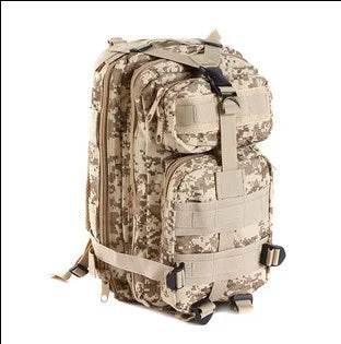 Men's Classic Tactical Backpack Travel Sports Camouflage Bag Outdoor Climbing Hunting Backpack Fishing Hiking Nylon 3P Pack Bag - Empire P.E