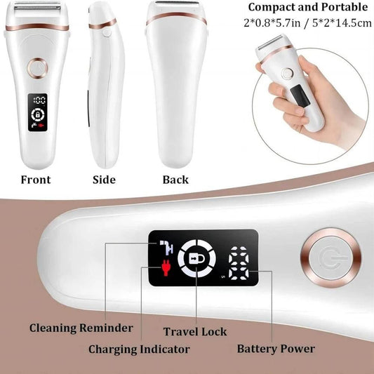 Electric Razors for Women Face Shaver Facial Hair Removal Painless Shaving Knife Body Trimmer for Arm Hands Leg Bikini Epliator - Empire P.E