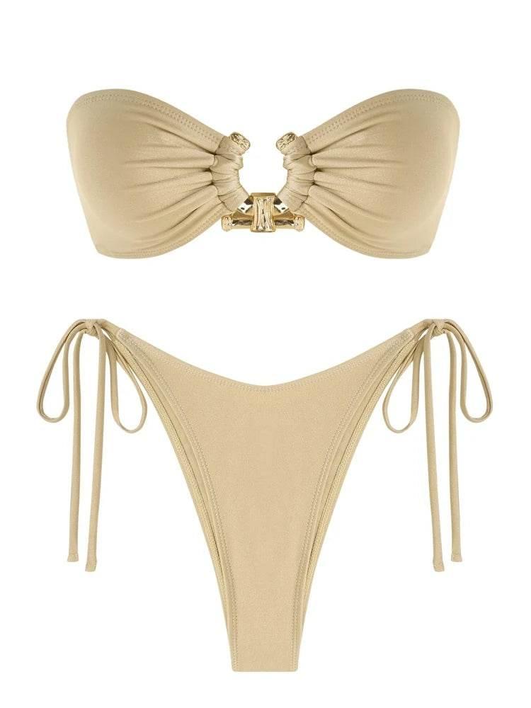 Solid O Ring 2025 New Swimsuit For Women - Empire P.E