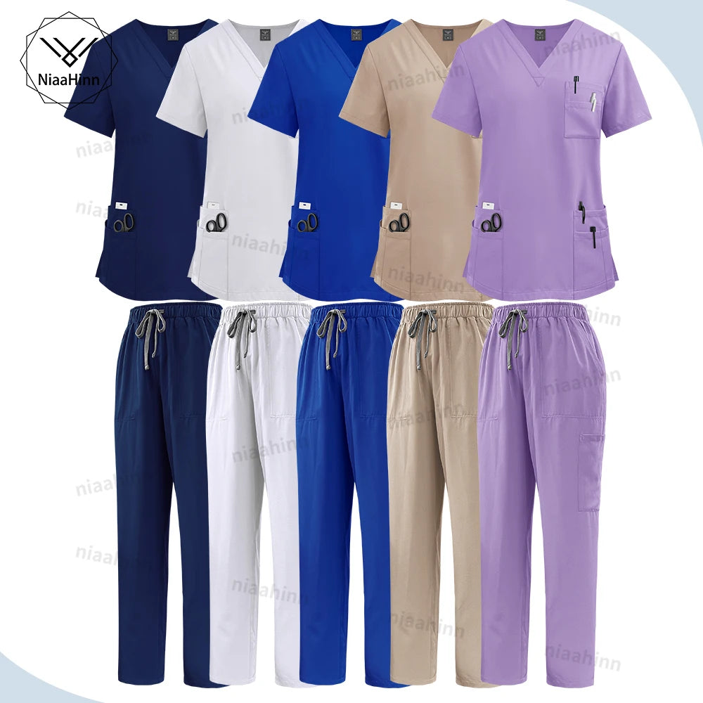 Elastic Scrub Uniform Set - Empire P.E