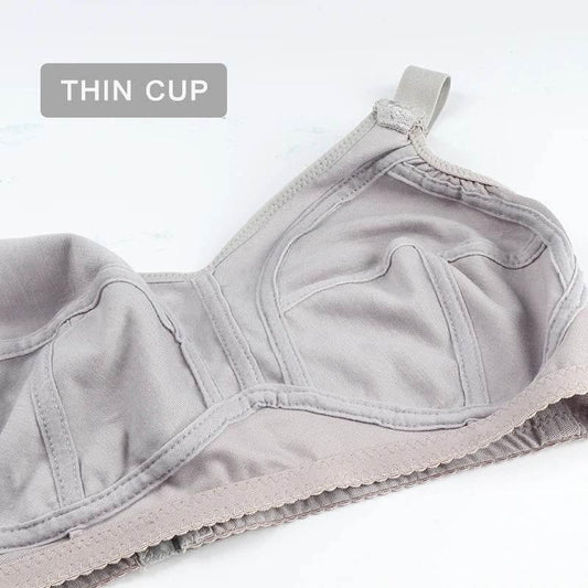 Black Big Women Bras Plus Size Lace Bra For Women Unlined Full Coverage - Empire P.E