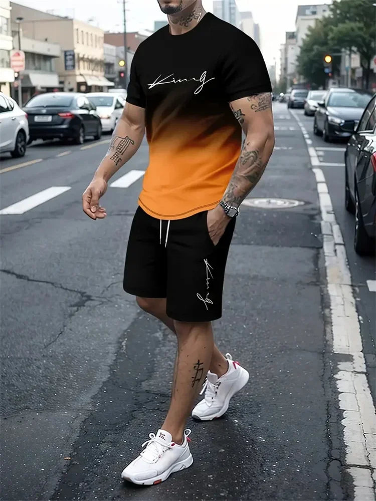 New Men's Outfit Summer Short Sleeve - Empire P.E