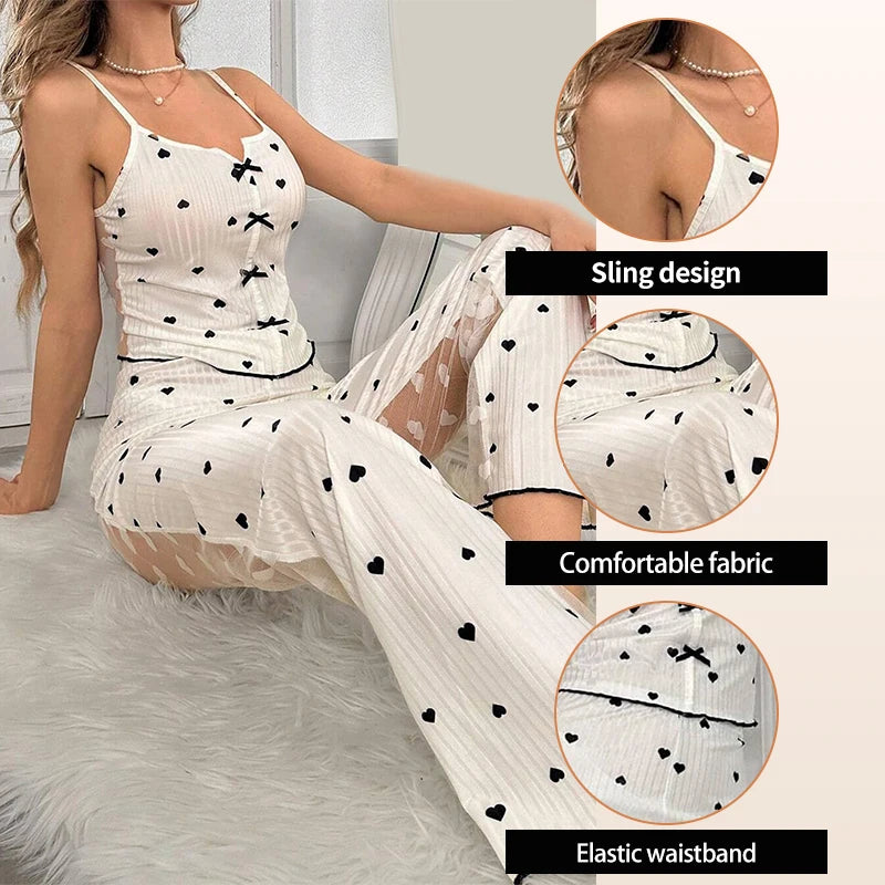 2-Piece Women's Sexy Pajama Set - Empire P.E
