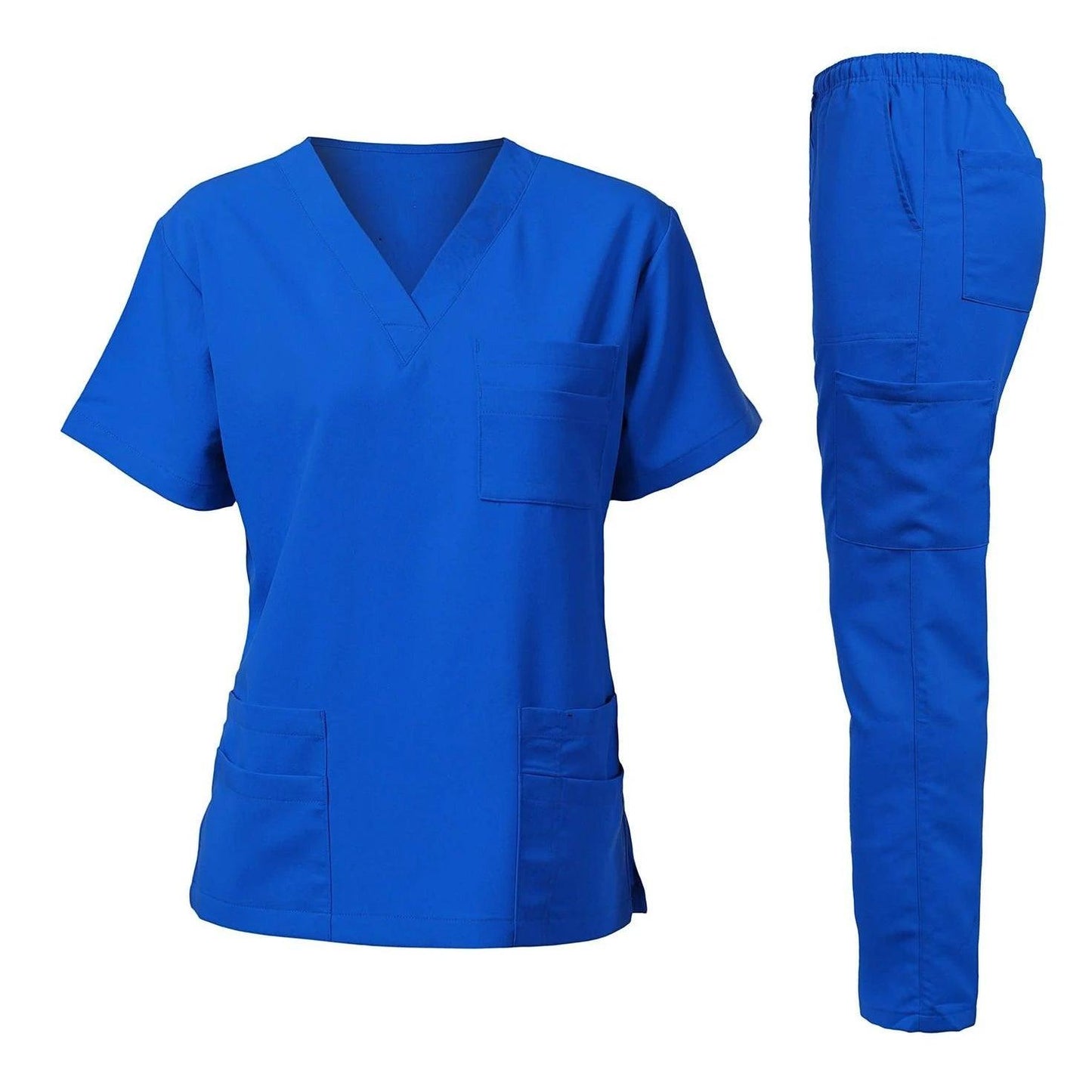 Anti Wrinkle Washable Soft Fabric Nursing Scrubs Hospital Uniform Medical Scrubs Tops Women Jogger Scrubs Sets Nurse Uniform - Empire P.E