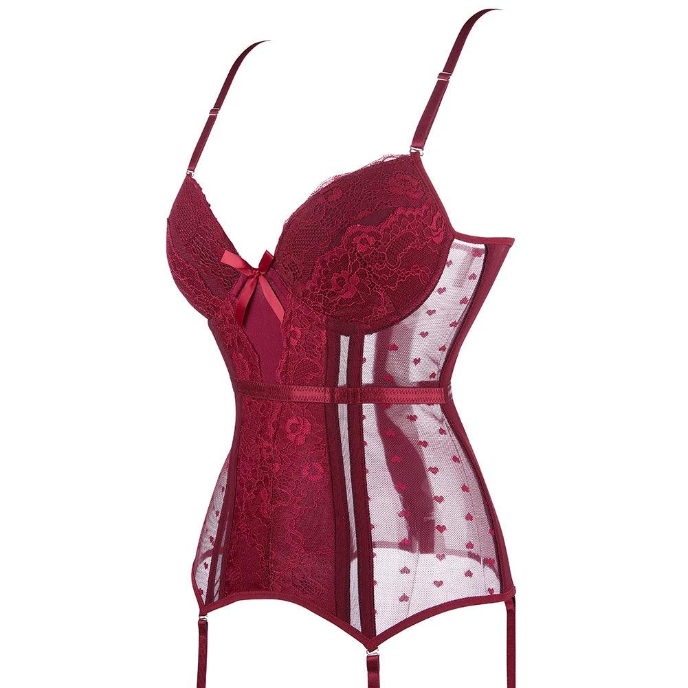 Plus Size Corset Lingerie Bodysuit For Women - Empire P.E