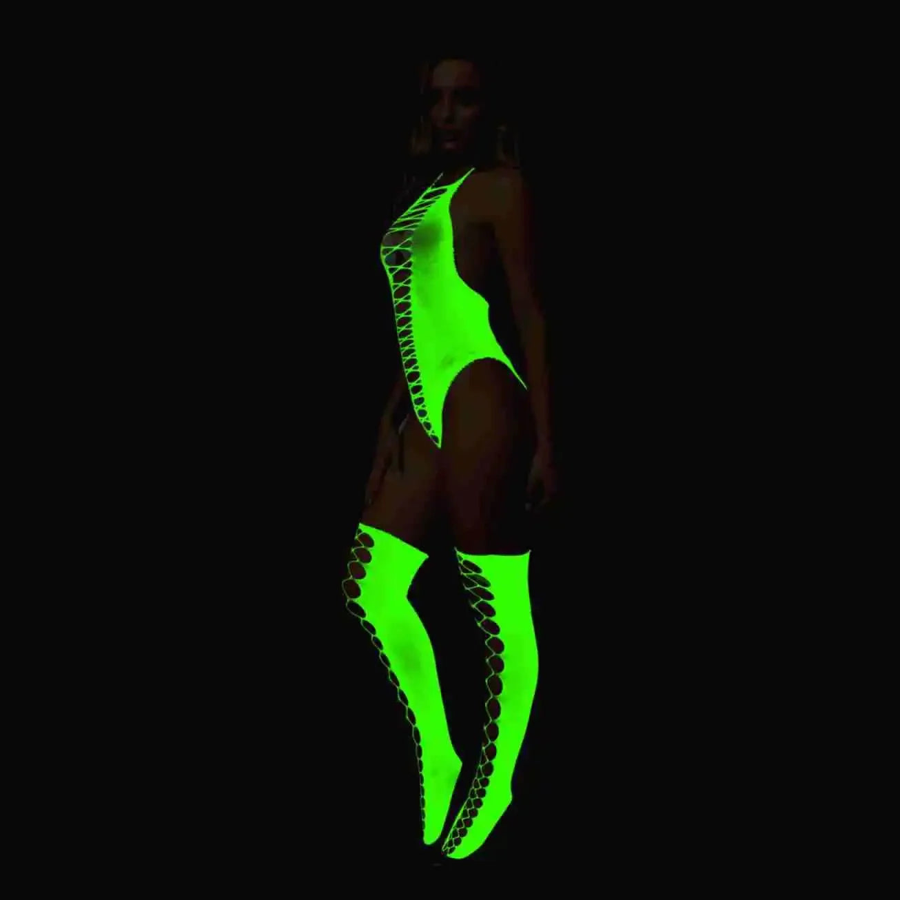 Pole Dance Clothing Luminous Glowing Lingerie - Empire P.E