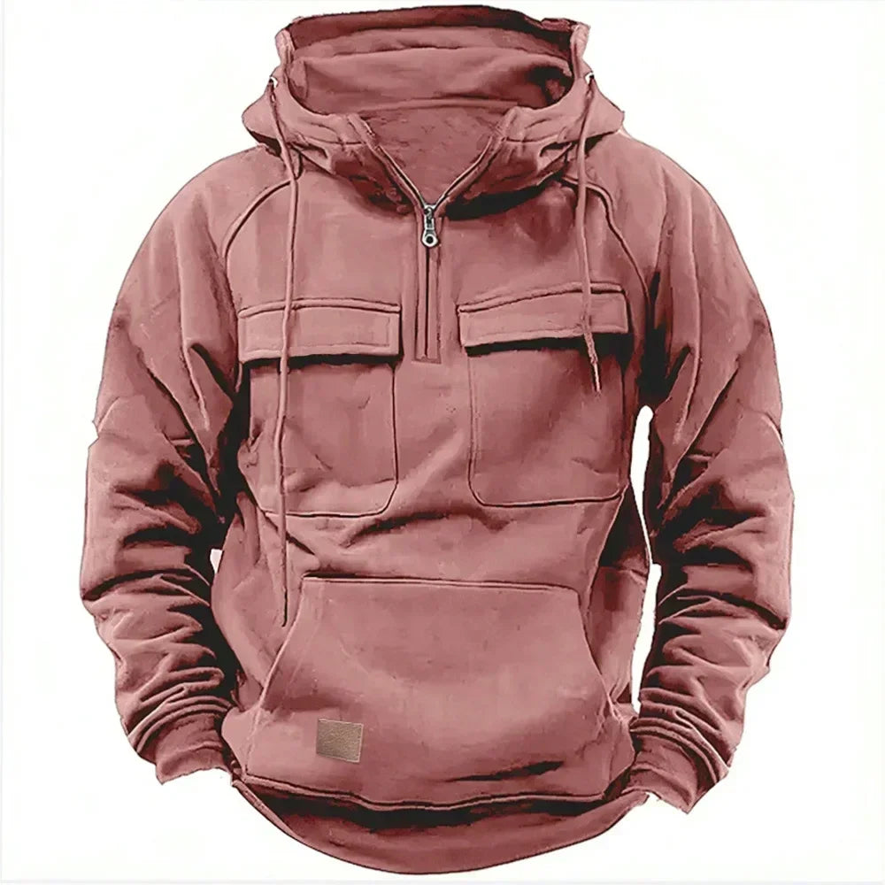 Half Zipper Men's Tactical Hoodies