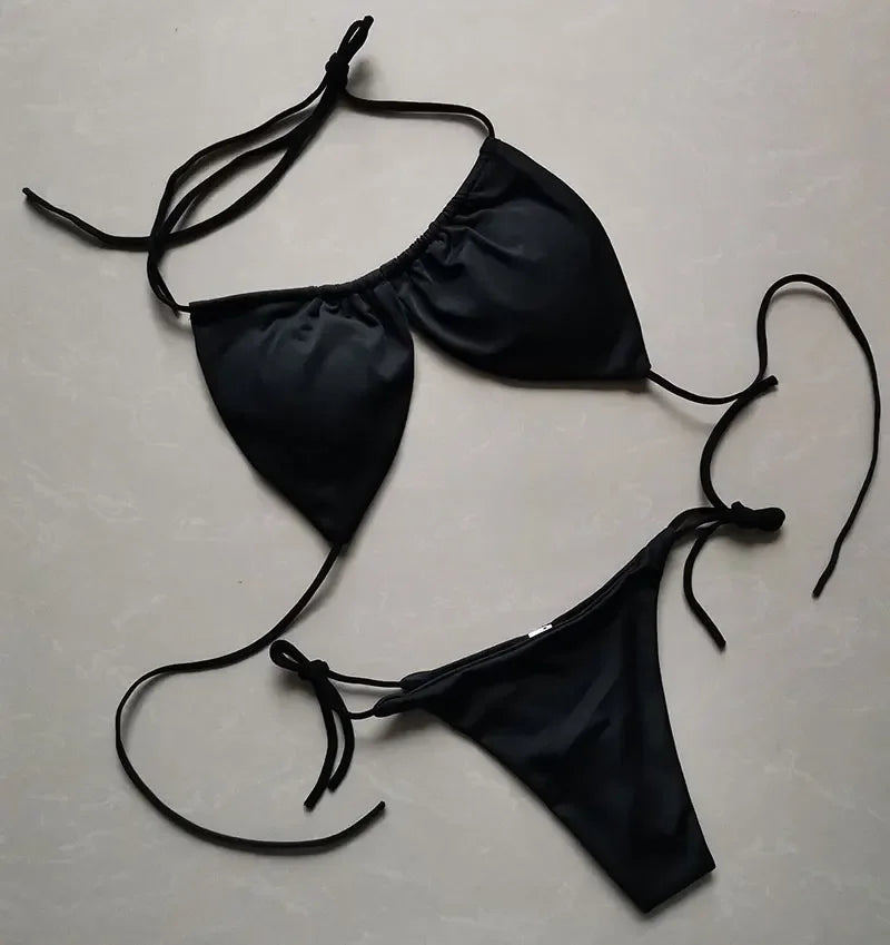 Summer Sexy Bikini set Push-up padded Bra Thong Split Swimwear - Empire P.E