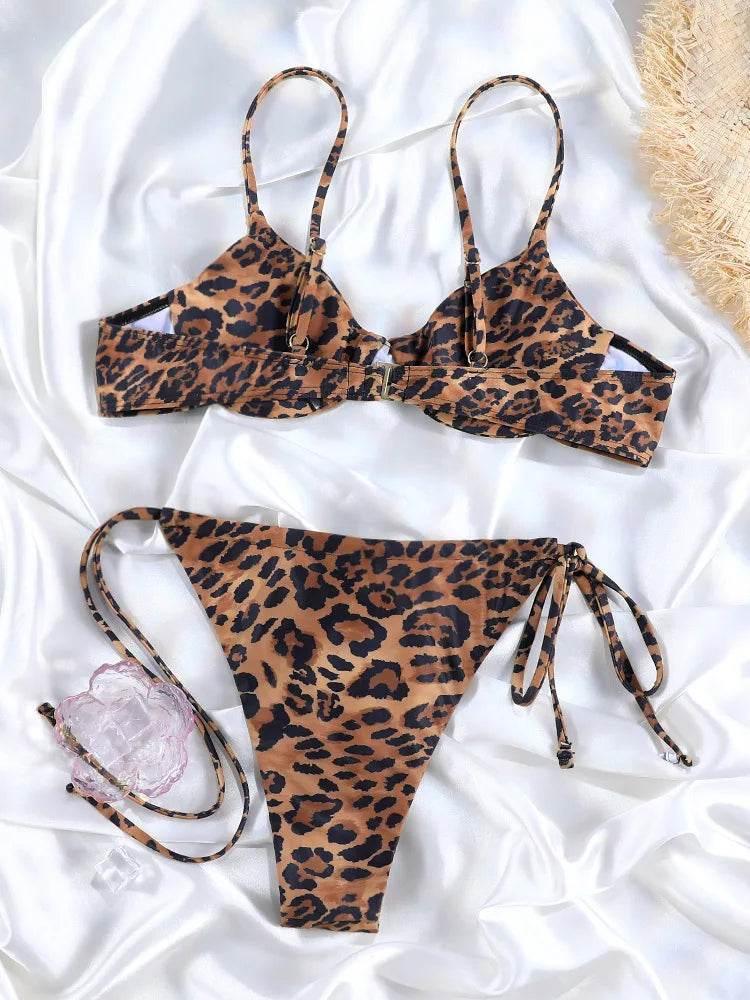 2025 Bikinis Leopard Swimsuit - Empire P.E
