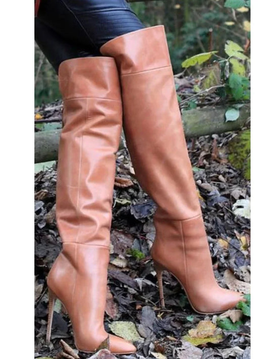 2025 New Women's Over-the-knee Hollow Boots - Empire P.E