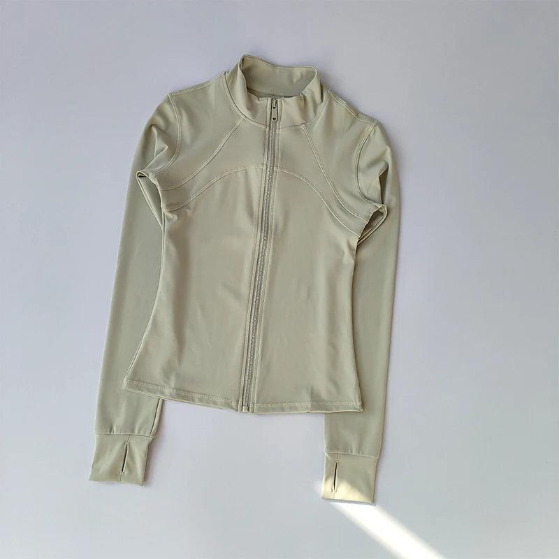 Yoga Suit Women's High-end Standing Collar Long Sleeved - Empire P.E