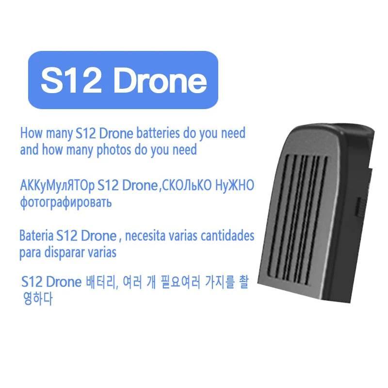 Original Drone battery for V168 V198 M6 Z908 S18 V66 s12 a14 v666 battery,rechargeable butler,propeller for drone accessories - Empire P.E