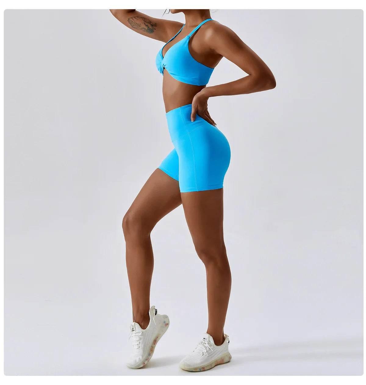 Yoga Set Women's Tracksuit Fitness Sports Set Workout Clothes For Women Gym Set Women Outfits Sports Bra Yoga Pants Yoga Suit - Empire P.E