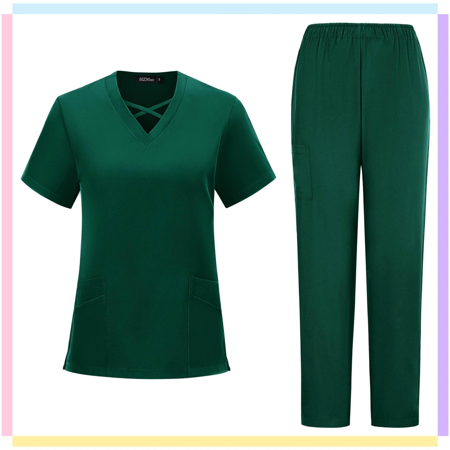 Hot Sale Anti Wrinkle Washable Soft Nurse Scrubs Hospital Medical Scrubs Women Nursing Top Jogger Scrubs Uniforms Sets Work Wear - Empire P.E