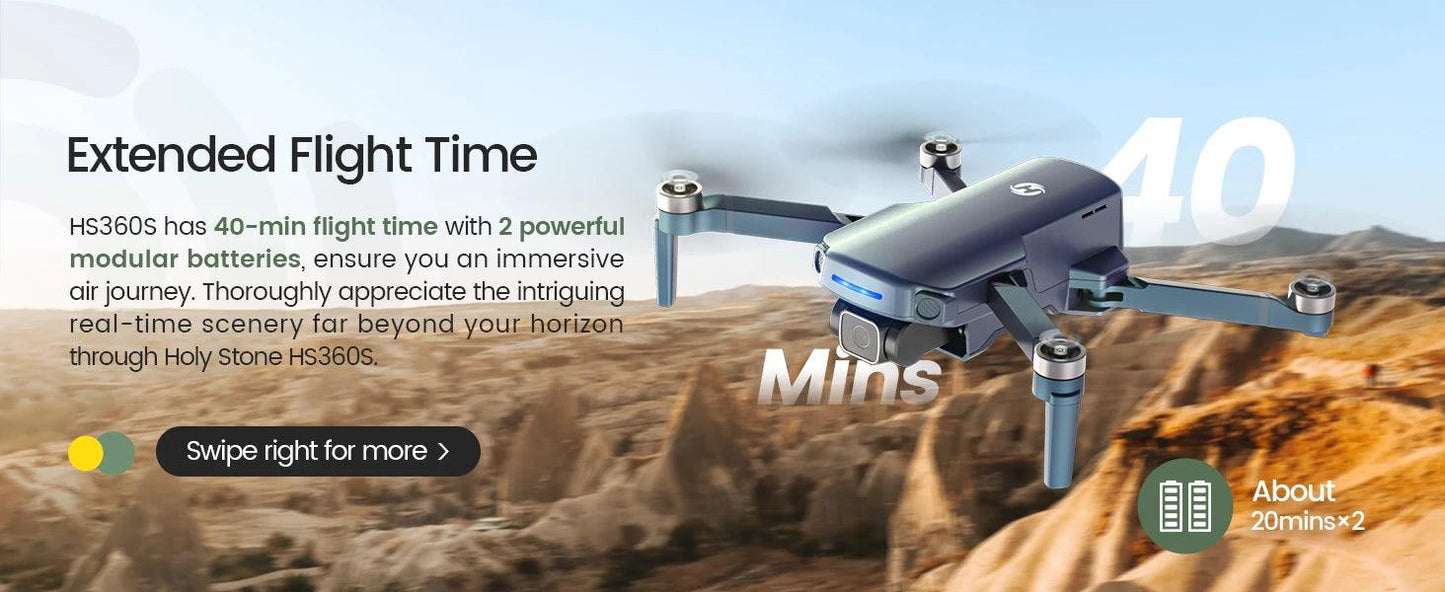 Holy Stone HS360S GPS Drone: 4K UHD - Empire P.E