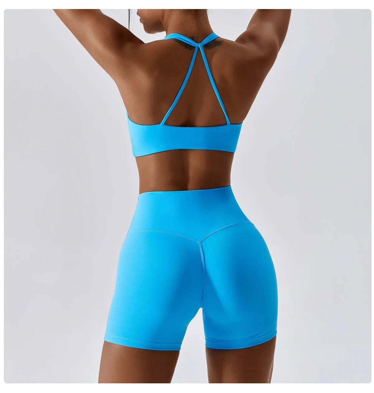 Yoga Set Women's Tracksuit Fitness Sports Set Workout Clothes For Women Gym Set Women Outfits Sports Bra Yoga Pants Yoga Suit - Empire P.E