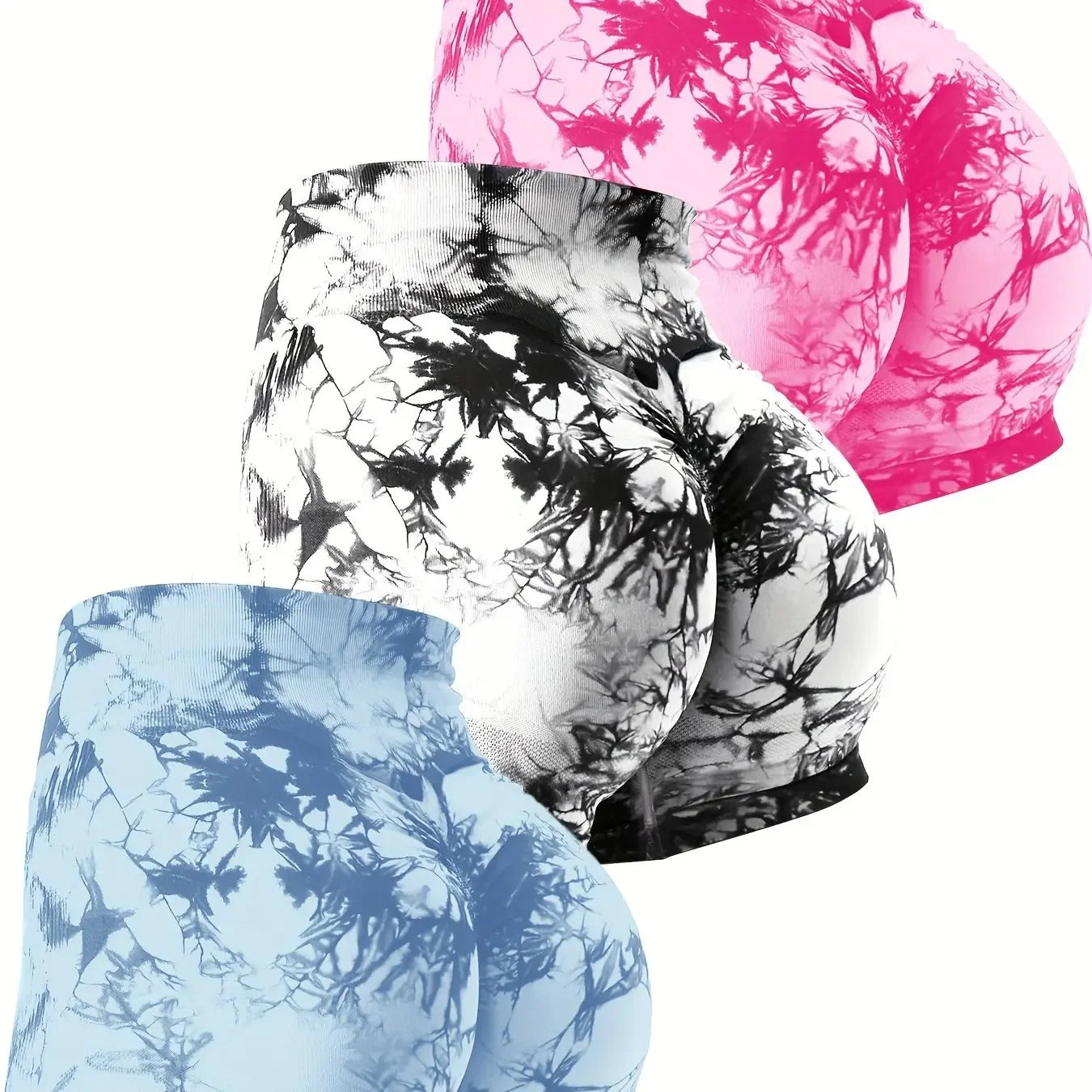 3-Pack Womens Yoga Shorts