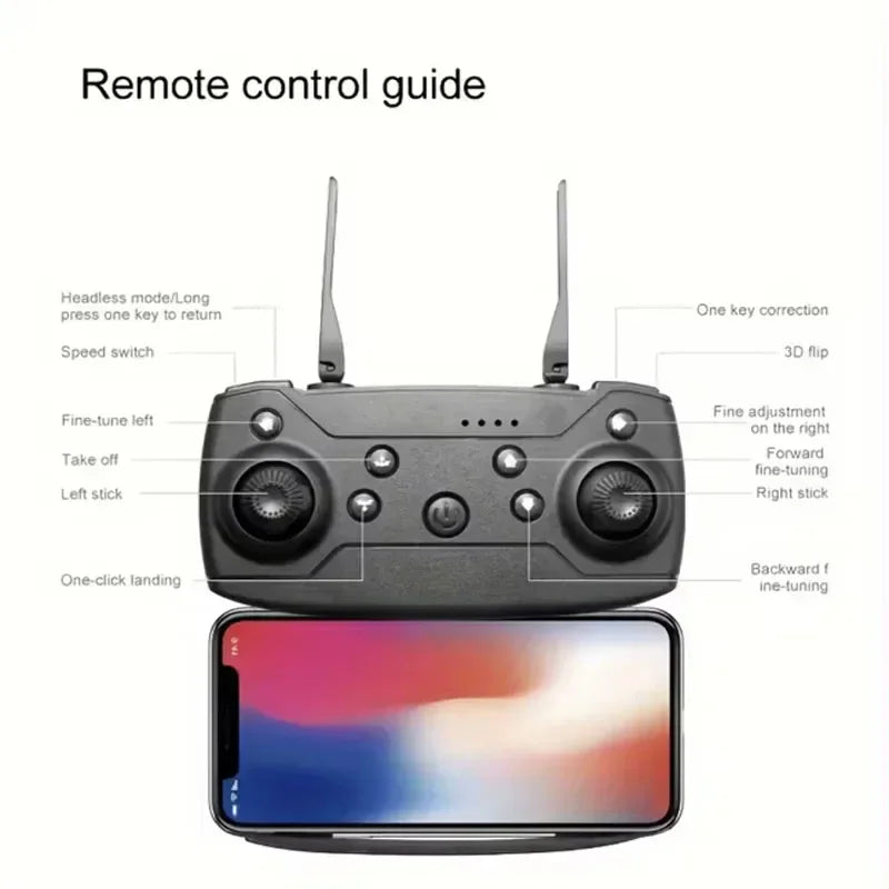 2025 E88 Professional Wide Angle RC Drone HD 4K Camera - Empire P.E