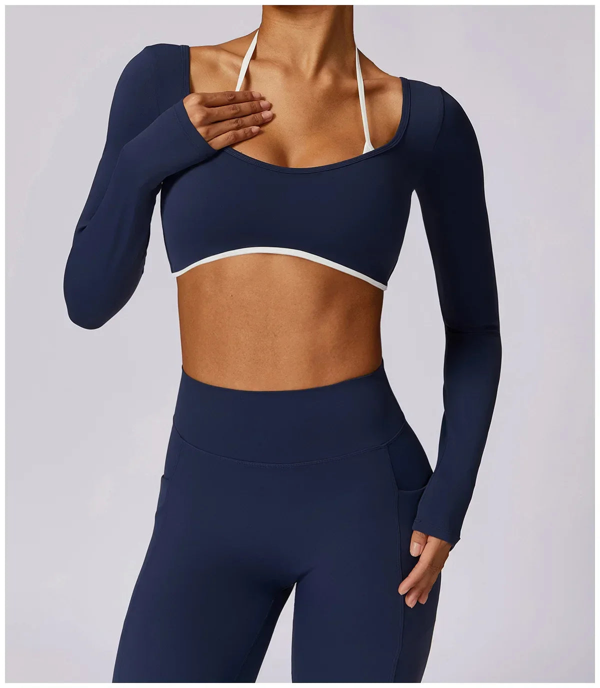 Yoga Set 2PCS Women Sportswear Push Up Workout Clothes - Empire P.E