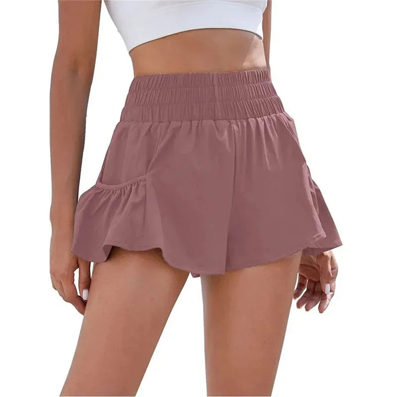 Yoga Shorts Women Fitness Elastic - Empire P.E