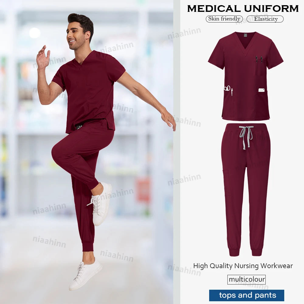 Wholesale Scrub Uniforms Medical Jogger Set - Empire P.E