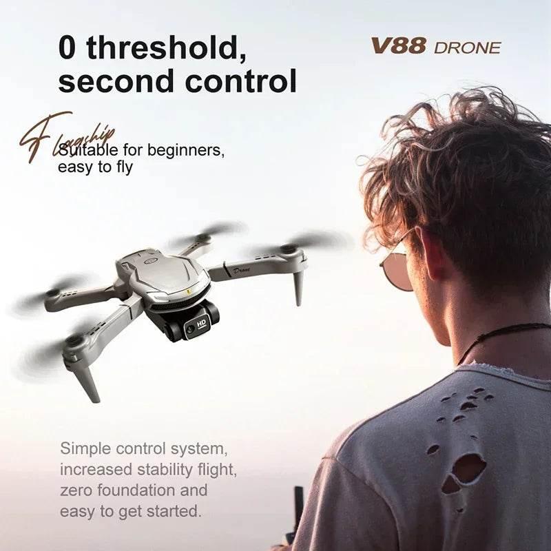Lenovo V88 Drone 8K Professional HD Aerial Dual-Camera 5G GPS Obstacle Avoidance Drone Remote Control Quadcopter Toy UAV 10000M - Empire P.E
