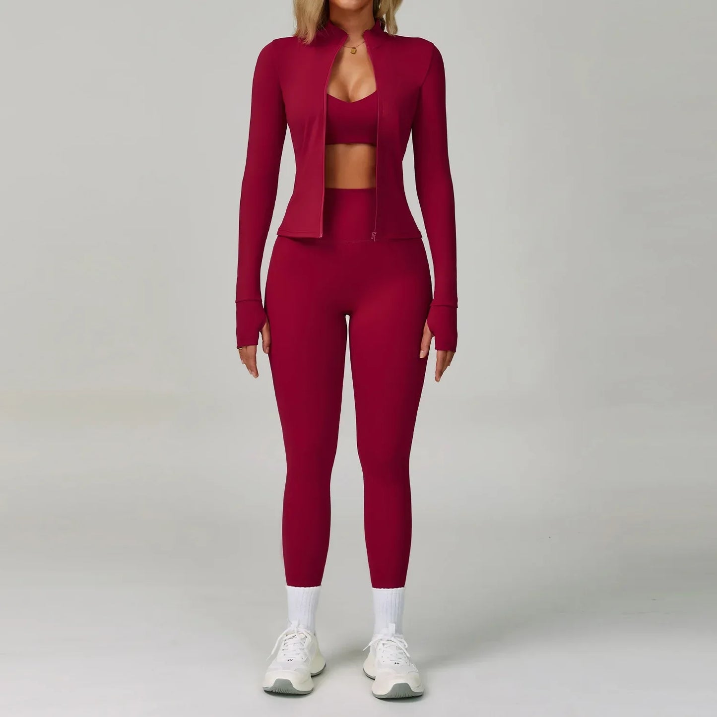 2PCS and 3PCS Yoga Sets Workout Set Women - Empire P.E