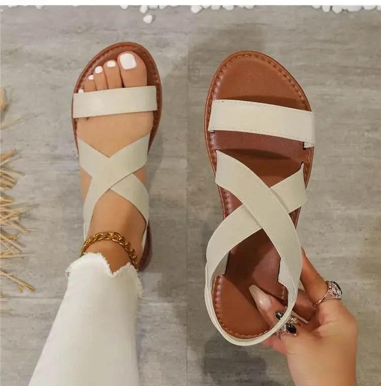 Summer Women Shoes Sandals Party Sandals Woman Beach Walking Shoes Retro Women's Sandals Plus Size Footwear Female Women Sandal - Empire P.E