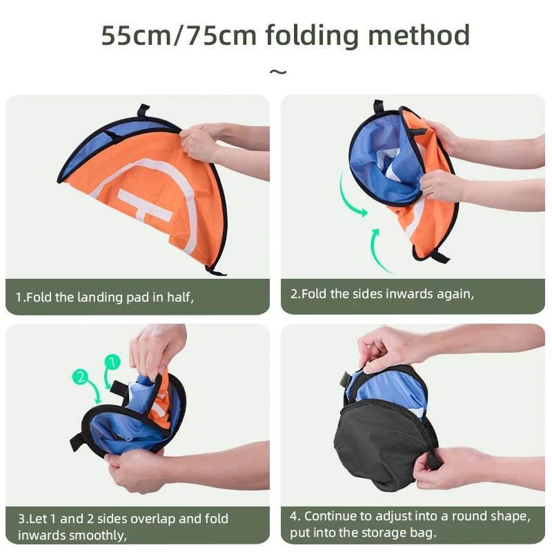 BRDRC Foldable Landing Pads for DJI Air 3S/3/NEO/Mini 4 Pro/3 Pro/4K/AVATA 2/ FIMI X8 MINI V2 Drone Mat Quadcopters Accessories - Empire P.E