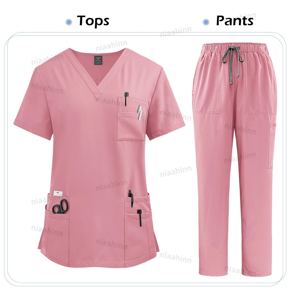 Elastic Scrub Uniform Set - Empire P.E