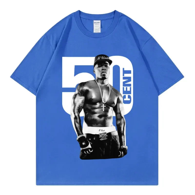 Rapper 50 Cent Graphic T Shirts Fashion Hip Hop Vintage - Empire P.E