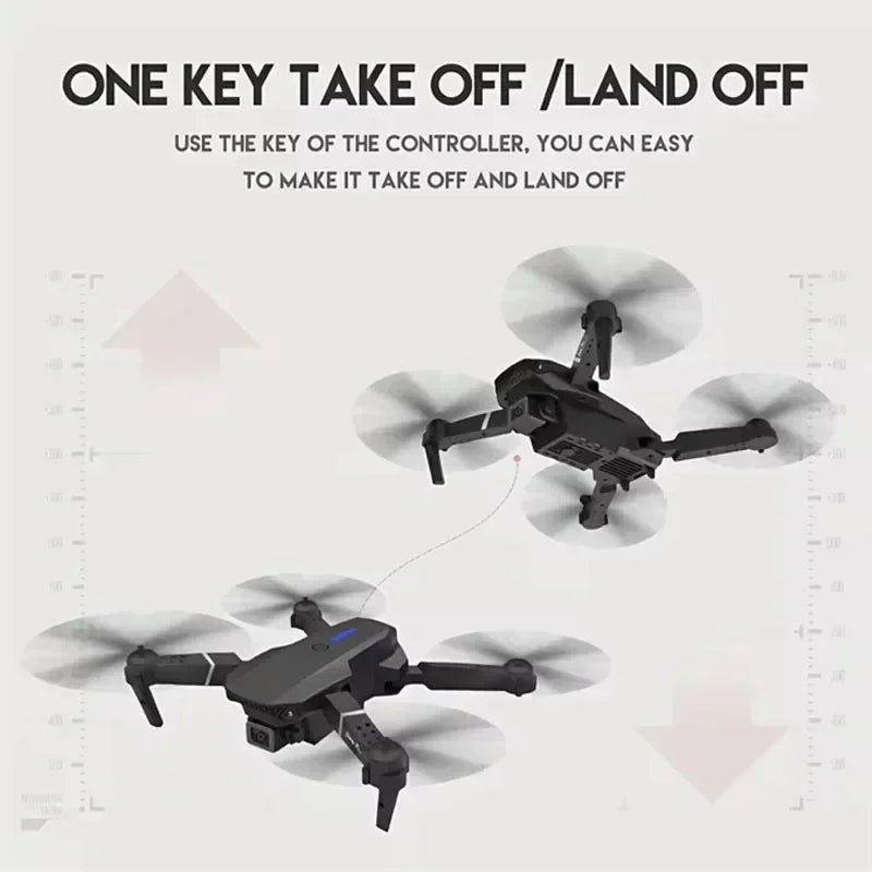 2025 E88 Professional Wide Angle RC Drone HD 4K Camera - Empire P.E
