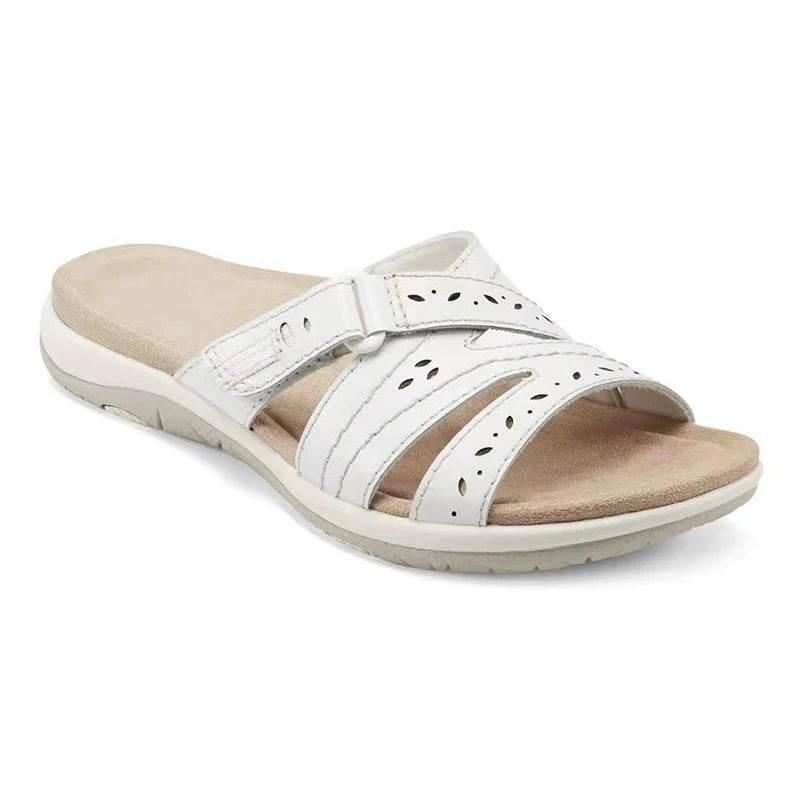 Woman Orthopedic Comfy Premium Round Toe Sandals Hollow Out Hook-and-loop Design сандали ортопедические Shoes Sandalias - Empire P.E