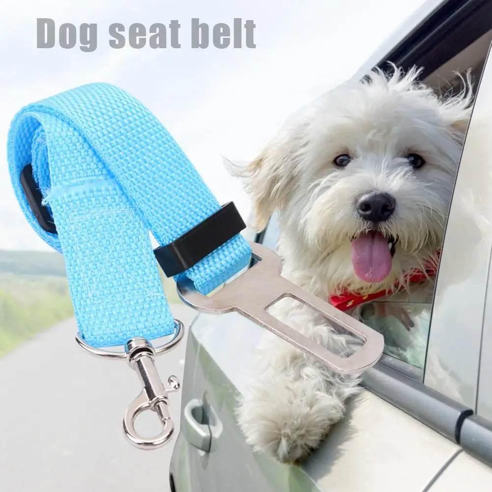 Dog Cat Car Safety Belt Adjustable Leash Vehicle Seat Belt Pet Supplies Harness Safe Lever Traction Collar Puppy Leash - Empire P.E