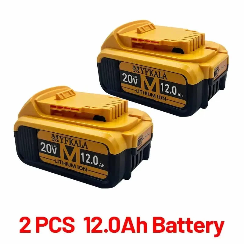 New 100% Original 12000mAh 20V for Dewalt Power Tool Battery DCB206 20V 18.0Ah Battery DCB206 20V Battery DCB205 DCB200 - Empire P.E