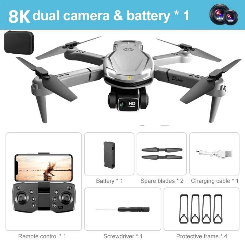 Lenovo V88 Drone 8K Professional HD Aerial Dual-Camera 5G GPS Obstacle Avoidance Drone Remote Control Quadcopter Toy UAV 10000M - Empire P.E